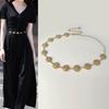 Retro Ethnic Style Metal Waist Chain Women's Belt Fashionable Dress Skirt Decoration Slim Women