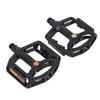 1 Pair Mountain Cycle Pedal Aluminum Alloy Non Slip Stable Flat Platform Pedal Replacement