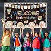 Украшения для доски объявлений «Добро пожаловать» Back to School Бохо Декор класса Бохо Радуга Набор для доски объявлений «С возвращением» Вырезки для школьного офиса