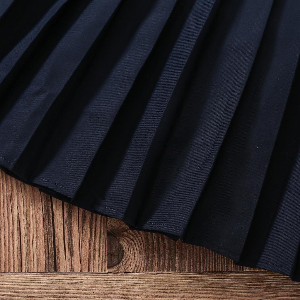 Baby Kids Sets for Girls Suits School Uniform Children Costumes Preppy Style Clothes for Teenagers Outfits 6 8 9 10 12 14 Years