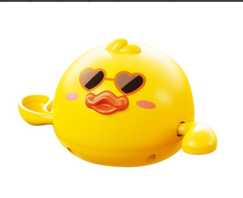 Заводные игрушки для ванной: Желтая утка и черепаха рыба-клоун для детей