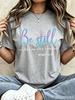 Be Still And Know That I Am God Unisexs Tshirt Be Still Know Short Sleeve Crew Neck Casua