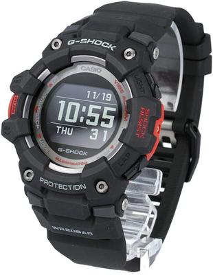 Часы CASIO с мобильной водонепроницаемостью G-SHOCK GBD-100-1 G-SQUAD Мужские Bluetooth, Связь, Черный, Цифровые