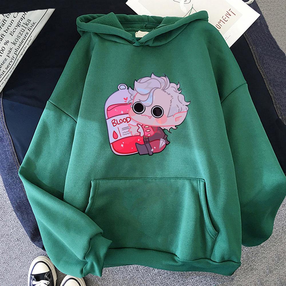Kawaii Astarion Hoodie Women Harajuku Vintage Graphic Hoodies Unisex Anime Cartoon Casual Aesthetic Funny Pullovers Sweatshirts