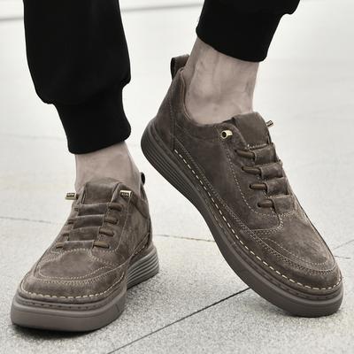 Модные мужские кроссовки из натуральной кожи с мягкой подошвой для ходьбы, весенние дышащие кроссовки для активного отдыха, роскошные брендовые формальные дизайнерские туфли для бега