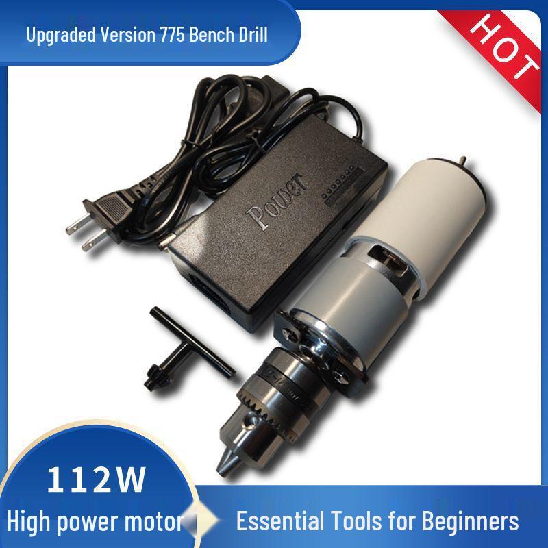 Мини-настольный сверлильный станок и электрическая шлифовальная машина высокой мощности 112 Вт для сверления, резки и шлифовки