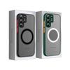 For Silicone Galaxy Phone Case Magnetic Absorption Resistance Scratch