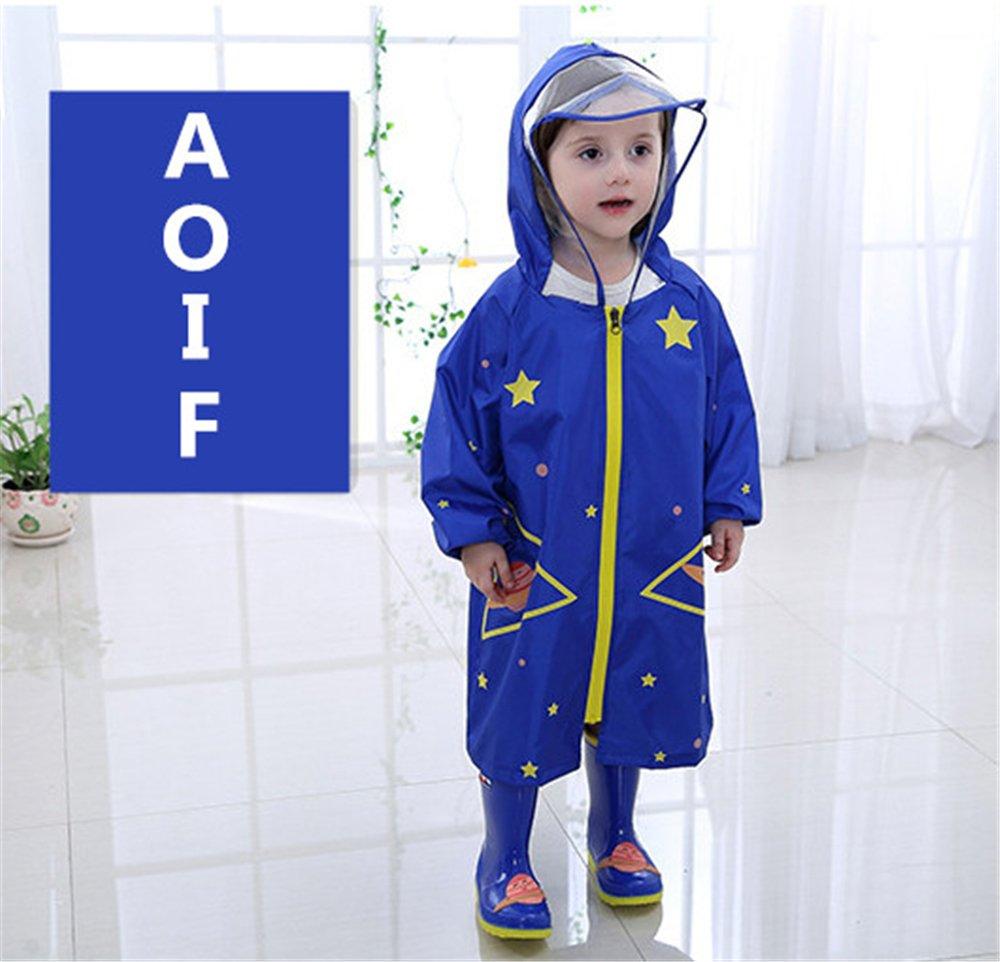AOIF Верх и низ Дождь Детский Начальная школа Школа 204610 Детский дождевик, Комплект, Снаряжение, Дождевая одежда, Мальчики, Девочки, Ученики, Дождевик,