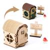 Wooden Material Wooden Fairy House Kit DIY Kit DIY Assembled House Wooden Doll House  Baby Gift