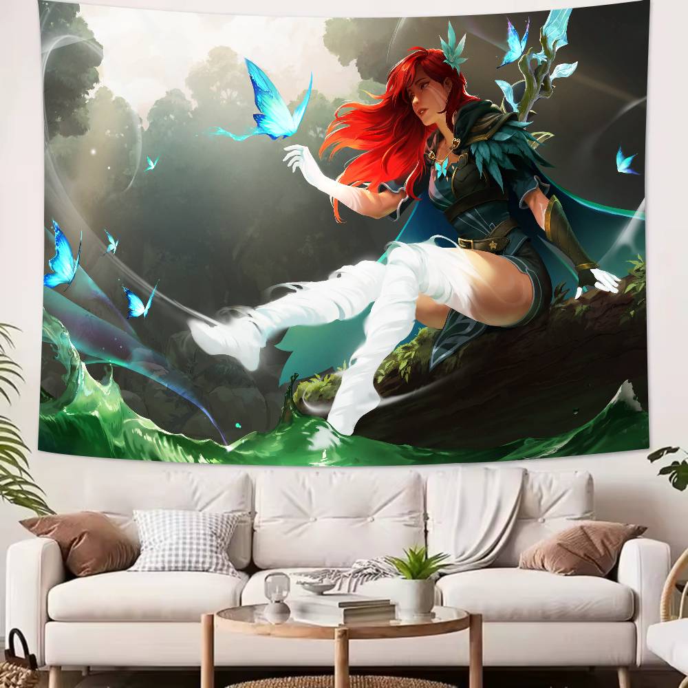 Большой Крутой Модный XL Игровой Гобелен Dota 2 Популярное Украшение Комнаты Настенный Гобелен Искусство Комната Домашний Декор Настенное Искусство Декор