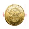 Американские памятные монеты с тиснением Статуи Свободы 1875 года, покрытые золотом