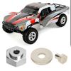 4pcs Aluminum Alloy 12mm Turn To 17mm Wheel Hex Adapter for 1/10 RC Car (Red)