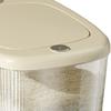 Rice Container Airtight Press Lid PP Large Capacity Rice Storage Bin for Home Use