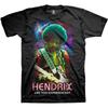 Космическая футболка Jimi Hendrix Черная Новая Унисекс Футболка