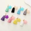 New Fashion Candy Color Five-pointed Star Keychain Pendant Korean Velvet Tassel Mobile Phone Case Pendant Pendant Small Gift