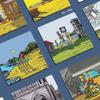 RWS Wide Angle Tarot - Compact Edition 78 Pcs Cards + 2 Specials Frame Cards 7*7cm Double-embossed in Two-piece Rigid Box