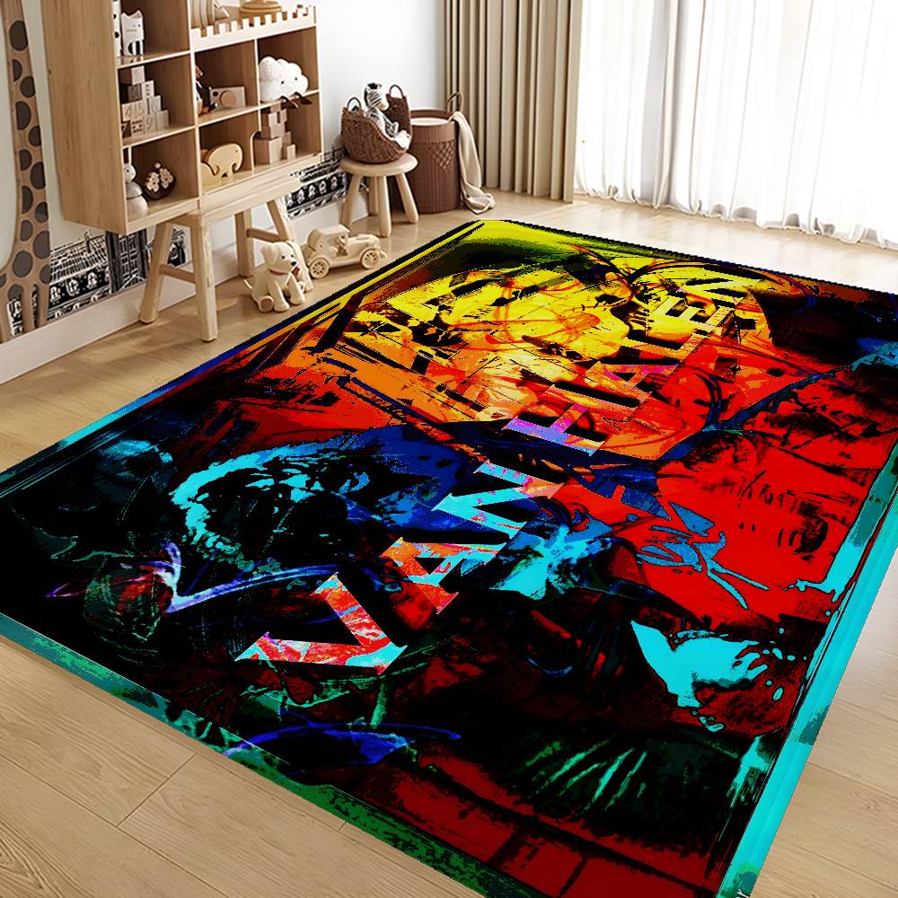 V-Van-Halen Band Door Mat Anti-slip Absorb Water Long Strip Cushion Bedroon Mat Bedside Mats