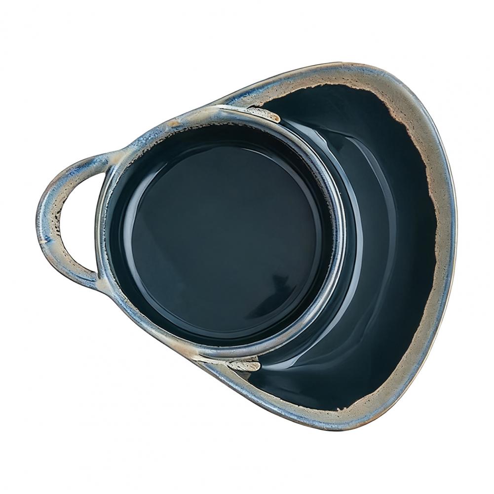 Soup And Side Dishes Set with Handles Divided Compartment Dish for Pasta Salad Fruit Breakfast Lunch Dinner Snacks