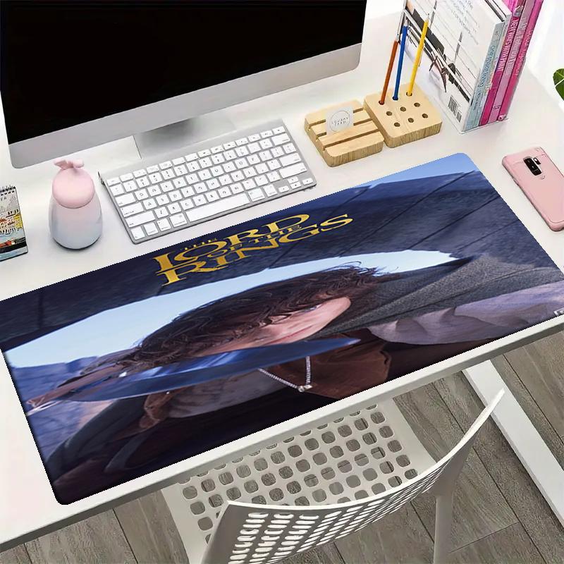 The Lord of the Rings Theme Mouse Pad, Non Slip Rubber Base, Multifunctional Office & Home Decor, Perfect for Workspace Personalization.