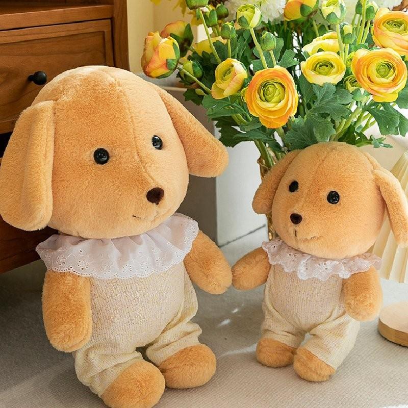 Cute Adorable Plush Poodle Puppy Doll Family Soft Toy For Girls Birthday Gift
