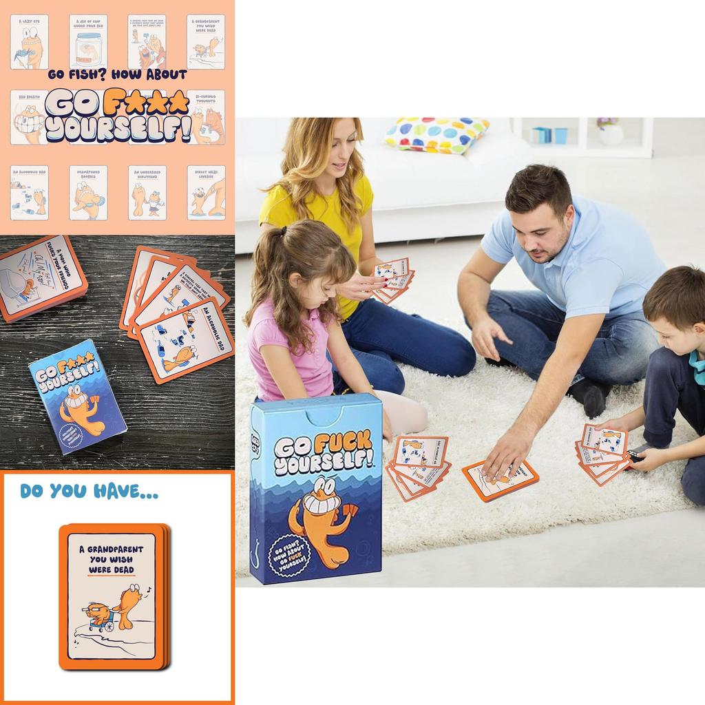 Иди на хуй Эмоциональная открытка с акулой для особых случаев