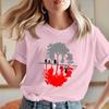Friends Upside Down World Theme Tshirt  Fun Unisex Pure Cotton Tshirt Printed for Womens Daily Wear Shortsleeved