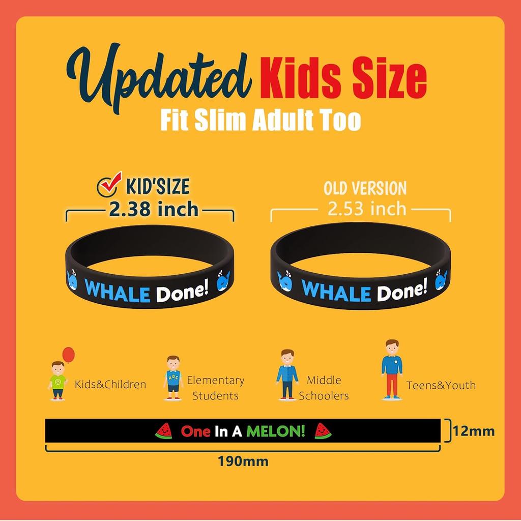 Motivational Rubber Bracelets pirational Silicone Wristbands Bulk Classroom Prizes Incentives Student Rewards Back to School Valentines Gifts for