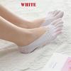Breathable Women Invisible Ankle Socks Five Finger Sock Anti skid Liner Low Cut