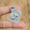 Birthday Gift For Her Natural Moonstone Gemstone Pendant 925 Sterling Silver