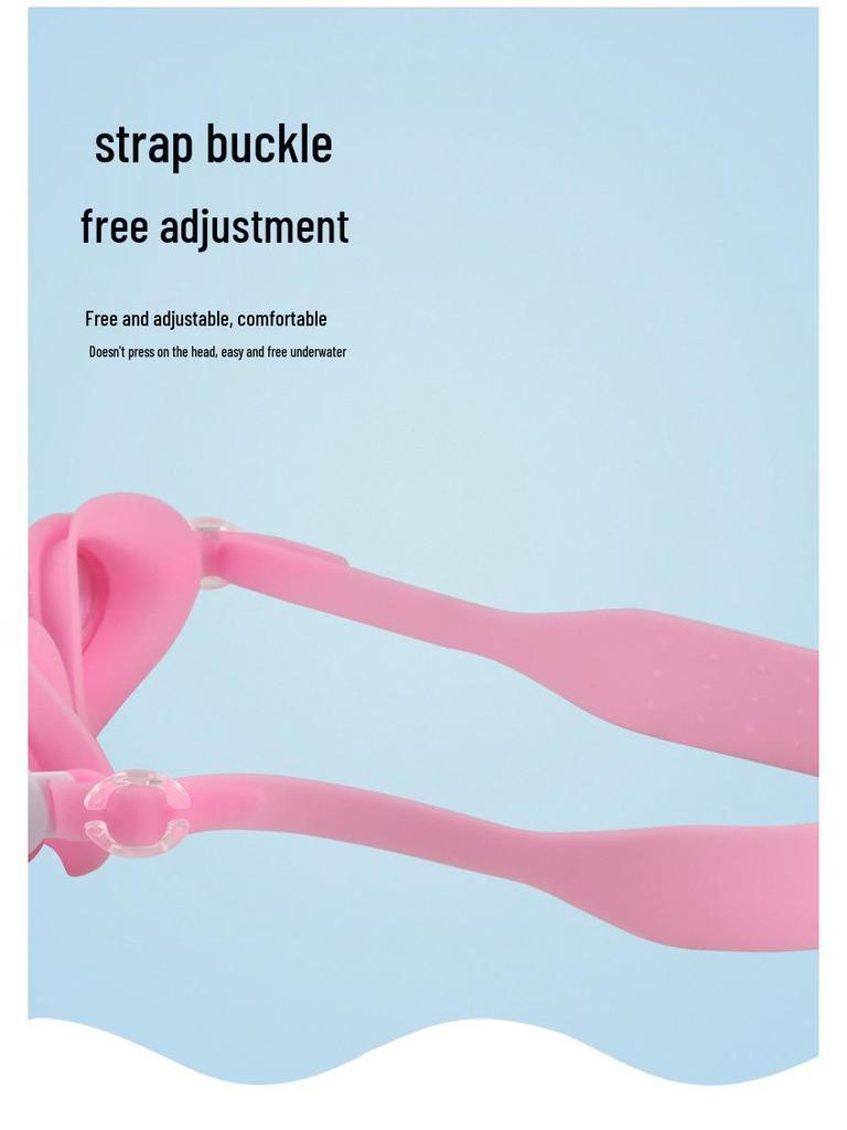 Детские очки для плавания с высокой четкостью и водонепроницаемостью, в коробке, для мальчиков и девочек