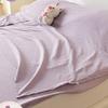 Portable Stain-Proof Cotton Sleeping Bag: Detachable, Solid Color Duvet Cover with Bed Sheet for Travel and Hotel Stays.