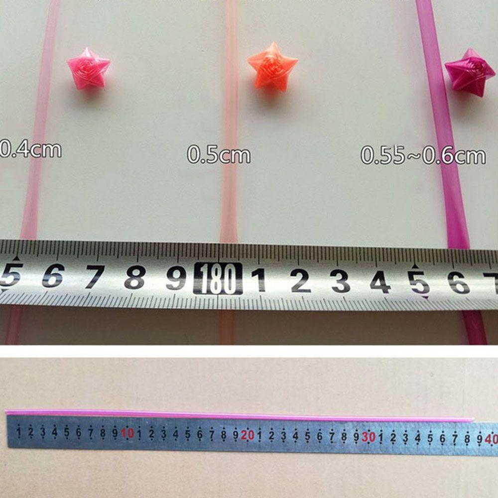 Birthday Gift Plastic Straw Lucky Stars Folded Star Origami Pentagram Star Strip Crafts Decoration