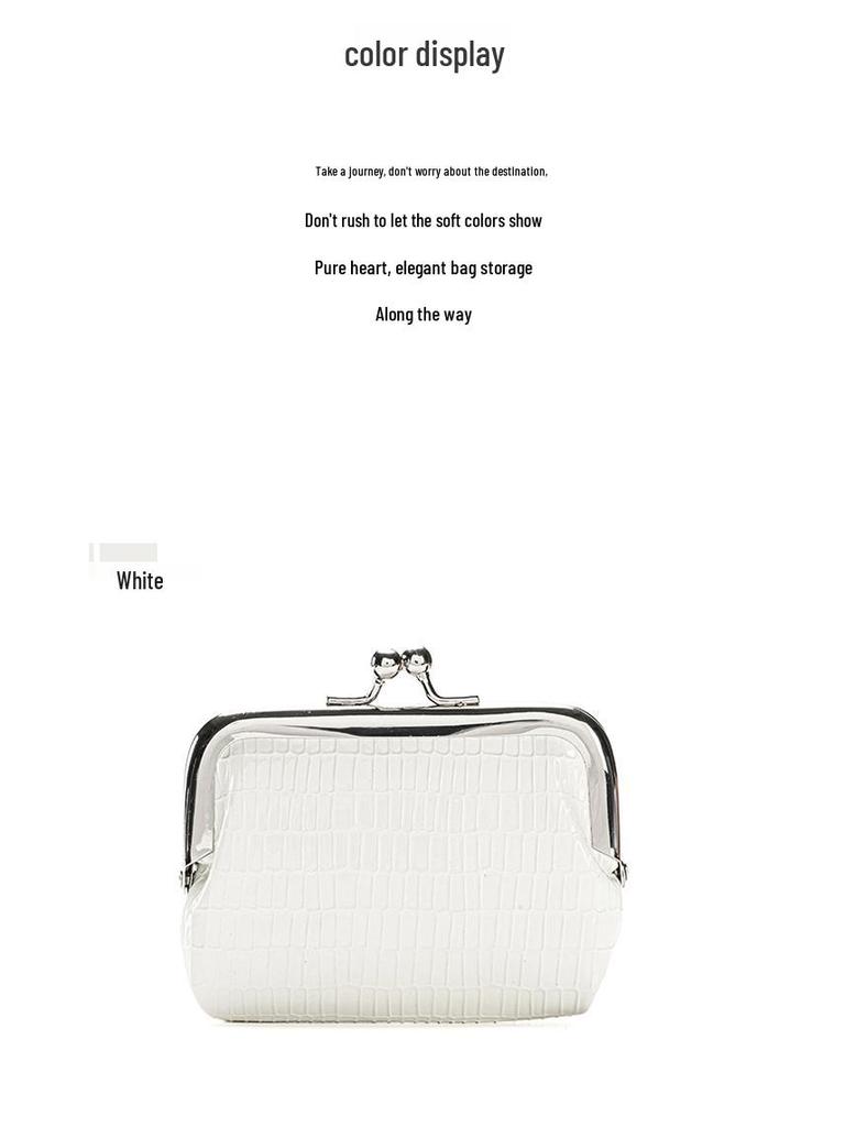 2024 Crocodile Pattern Mini Lipstick Wallet & Coin Purse for Women