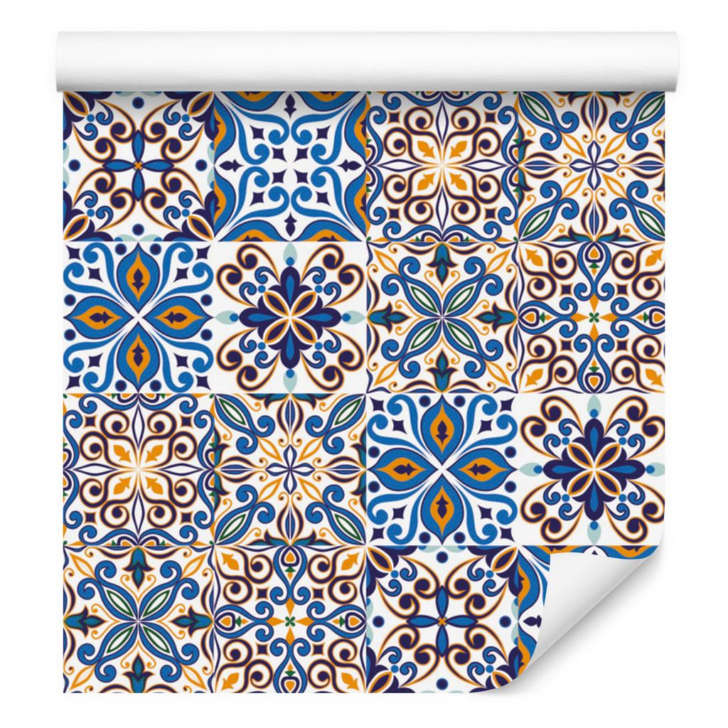 Wallpaper Imitation colorful mosaic tiles for living room and bedroom 50x1000