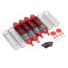 4Pcs Aluminum Alloy Front and Rear Shock Absorber RC Shock Damper for ARRMA 1 10 Remote Control CarRed