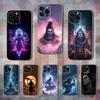 India Mythology Lord Shiva Case For iPhone 17,11,12,13,16,14,15,Pro,Max,Plus,X,XS,XR,SE,Mini Transparent Soft Silicone