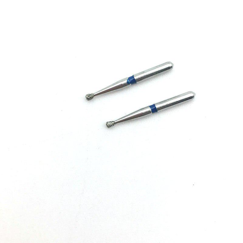 10 шт./компл. алмазные стоматологические боры для полировки подготовки зубов, высокоскоростной наконечник, аксессуары для турбины SI-S46