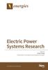 Книга Electric Power Systems Research