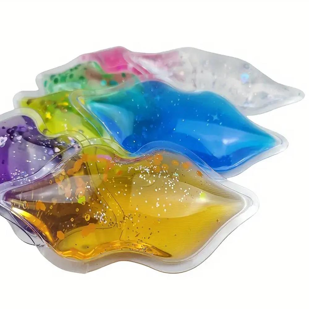 Lip and Eye Ice Pack for Injuries Gel Ice Pack Hot and Cold Compres Reduce Pain and Swelling Eye Relax Anti-Aging Lip Care Pad