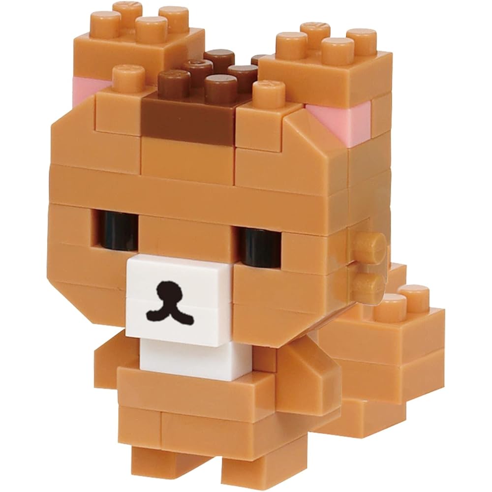 Kawada Nanoblock Мини Рилаккума Том. Набор из 2 коробок 6 штук Коллекционные строительные блоки