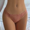 CINOON 3 шт./лот, новые трусики, женское кружевное нижнее белье, сексуальные стринги с низкой талией, прозрачные полые трусы, однотонное мягкое женское белье