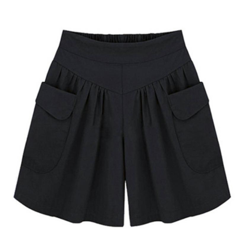 Женская одежда Fat Plus Size, шорты Fat Mm Wide Leg, универсальные брюки, брюки-юбки, летняя женская одежда