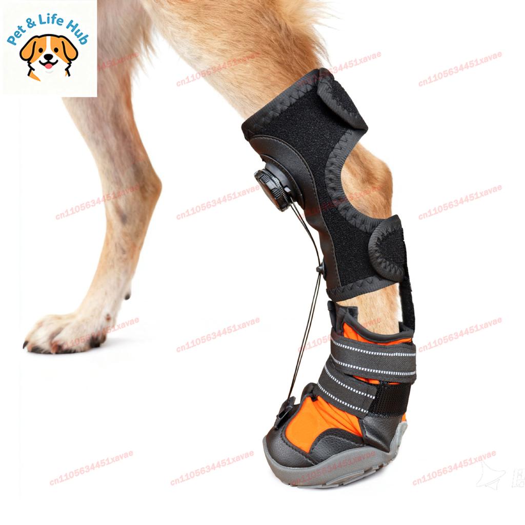 Dog Shoes Protection Puppy Boots Injured Dog Joint Fixation Dirty Proof Anti Drop Wear Resistant Hard Sole Breathable Foot