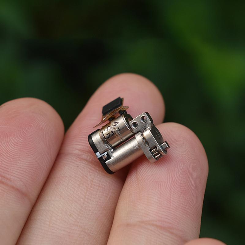 1 шт. 2-фазный 4-проводной 1,6 мм плоский вал микро прецизионный шаговый двигатель планетарный металлический редуктор шаговый двигатель