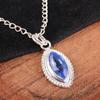Tanzanite Handmade Gemstone Pendant, 925 Solid Sterling Silver Pendant Dainty Jewelry, Pendant For Engagement Gift