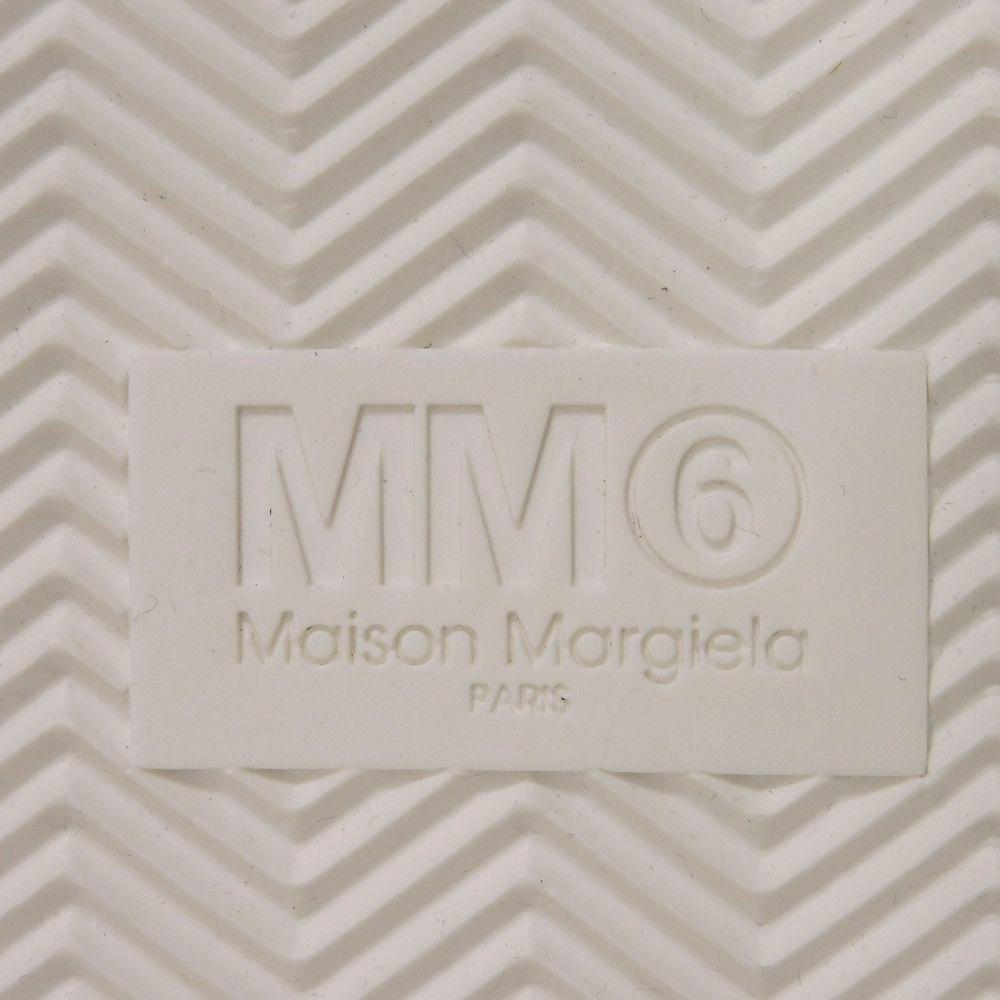 Used 65992 Low-cut Half Paint S59WS0150 7896 37 Platform Shoes White Black 9.4" Unused MM6 Light Gray Women's from