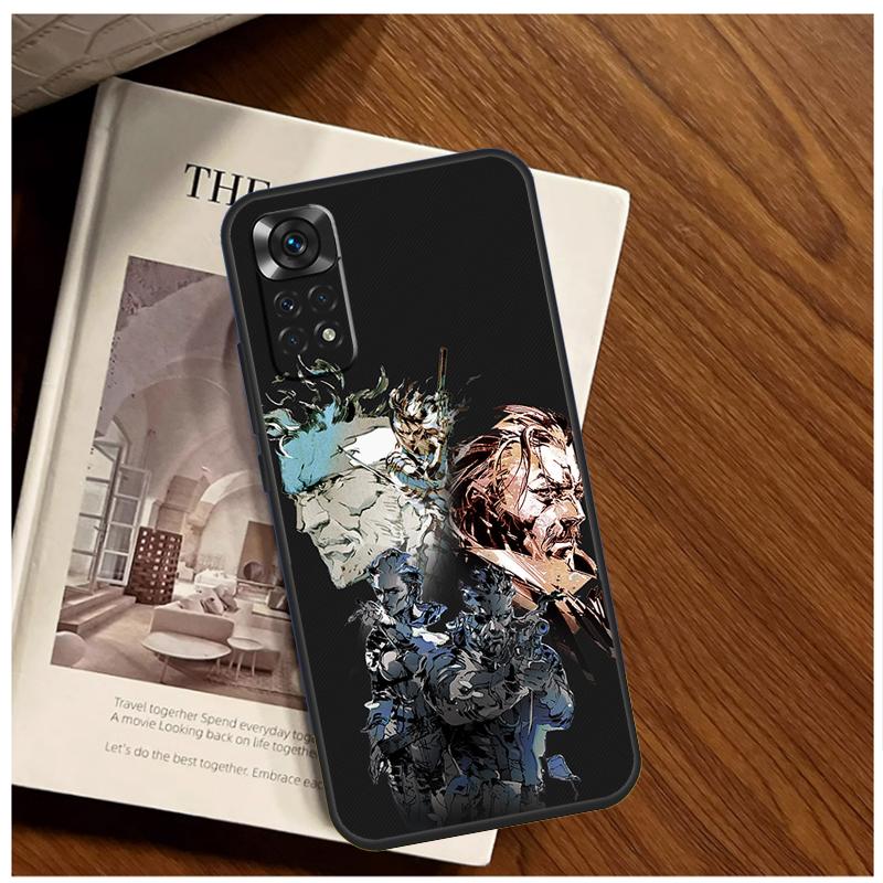 Металлический чехол Metal Gear Solid для Xiaomi Redmi 13C 12 C 10C 9C Redmi Note 13 Pro 9 10 11 12 Pro 9S 10S 11S 12S