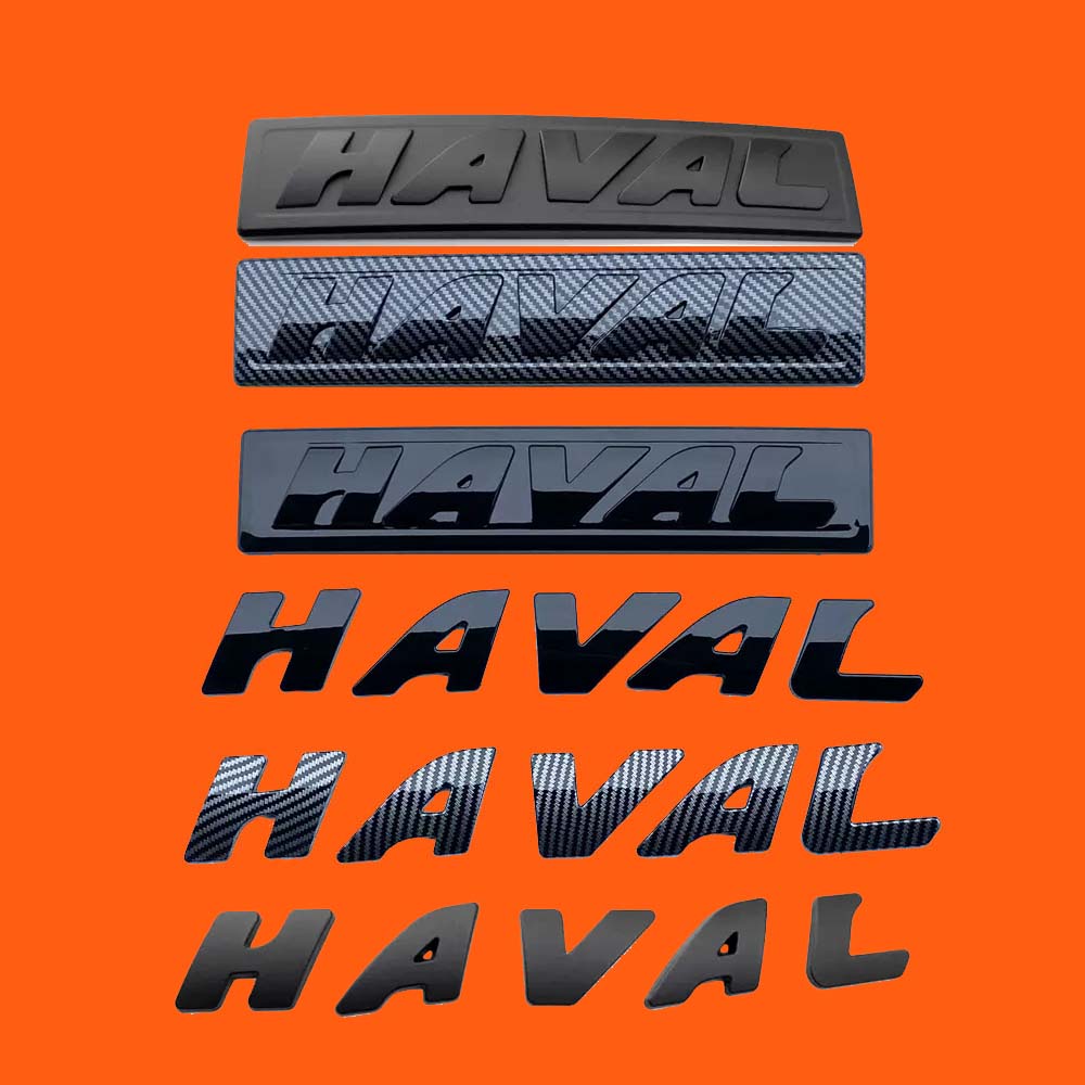 Наклейки-логотипы на решетку радиатора и капот для Haval H6, эмблемы для стайлинга передней и задней части багажника, автомобильные аксессуары