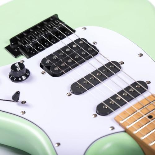 Grote Modern-GST Electric Solid Body Guitar for Beginners (Surf Green)