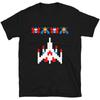 Cool Arcade Galaga Video Game Retro Vintage 80s Invader Space Gaming Alien T Shirt for Men 100% Cotton Gift Idea Clothes